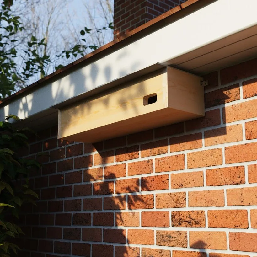 Swift Nest Box XL | Adaptable Entrance & Slate-Effect Roof