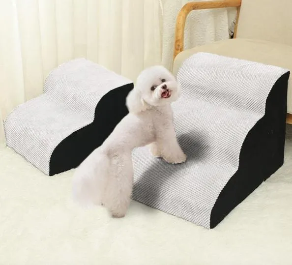 Two Tone Memory Foam Pet Stairs