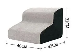 Two Tone Memory Foam Pet Stairs