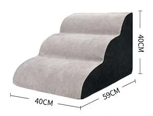 Two Tone Memory Foam Pet Stairs