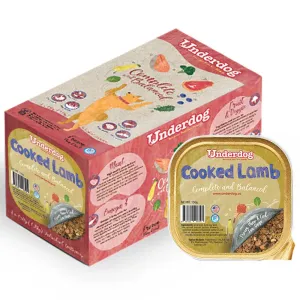 Underdog Cooked Lamb Complete & Balanced Frozen Dog Food 1.2kg