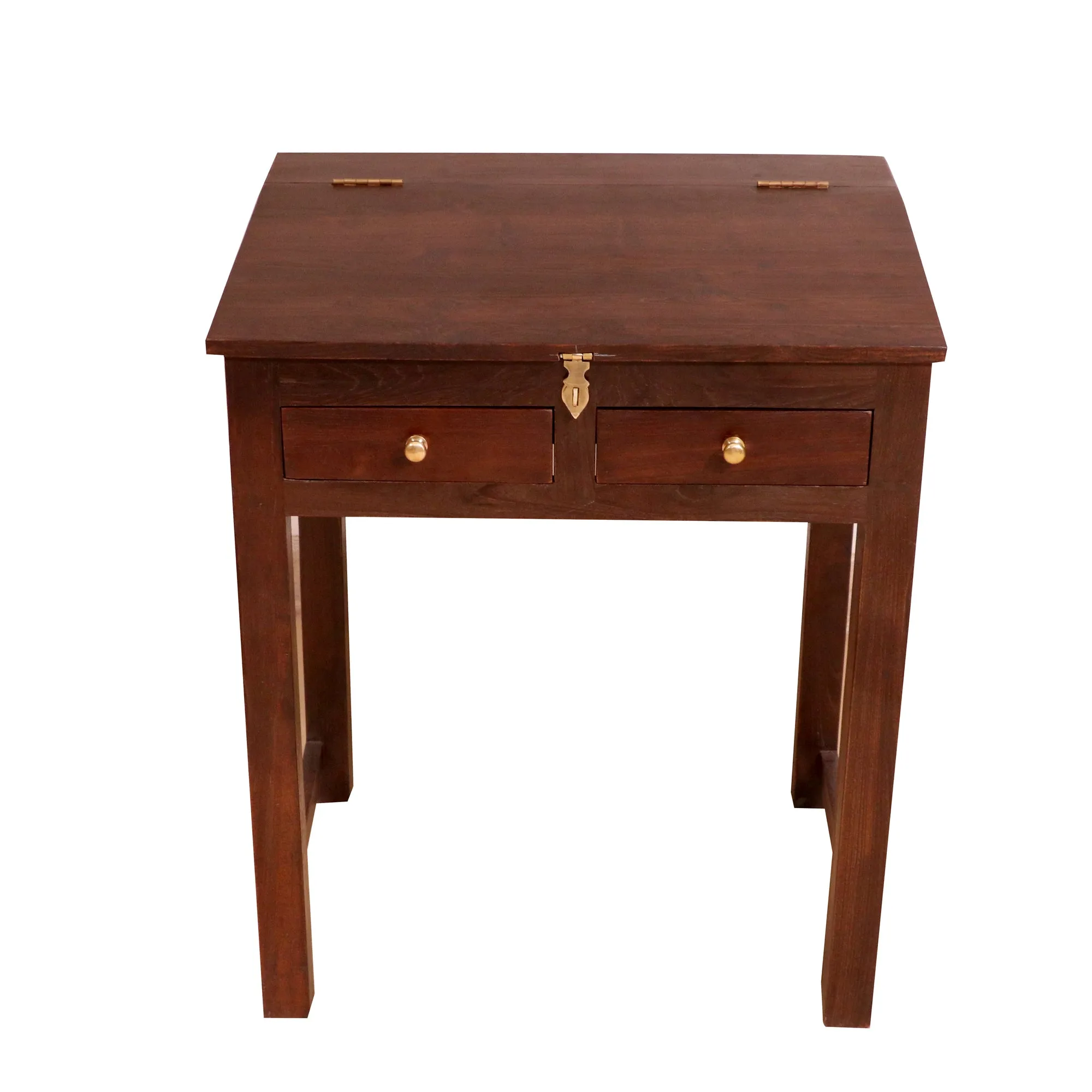 Vintage style 2 drawer munim desk study table