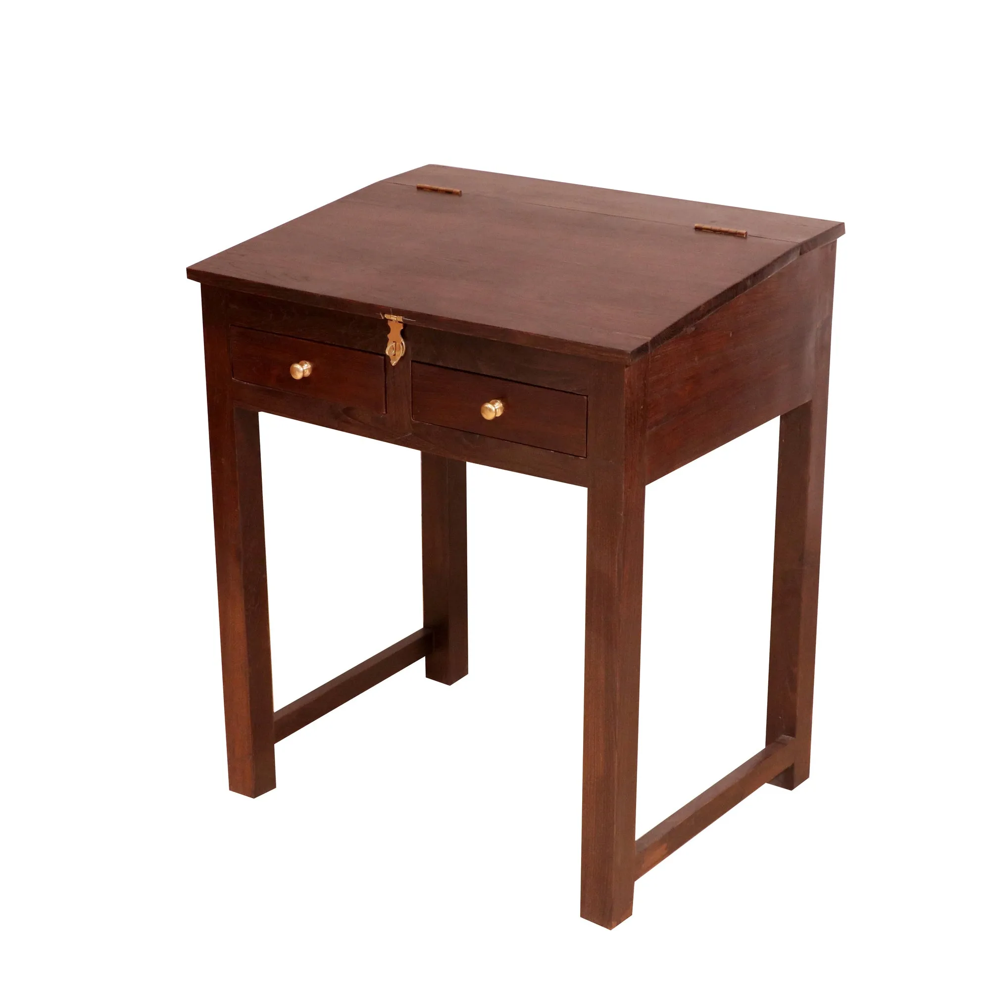 Vintage style 2 drawer munim desk study table