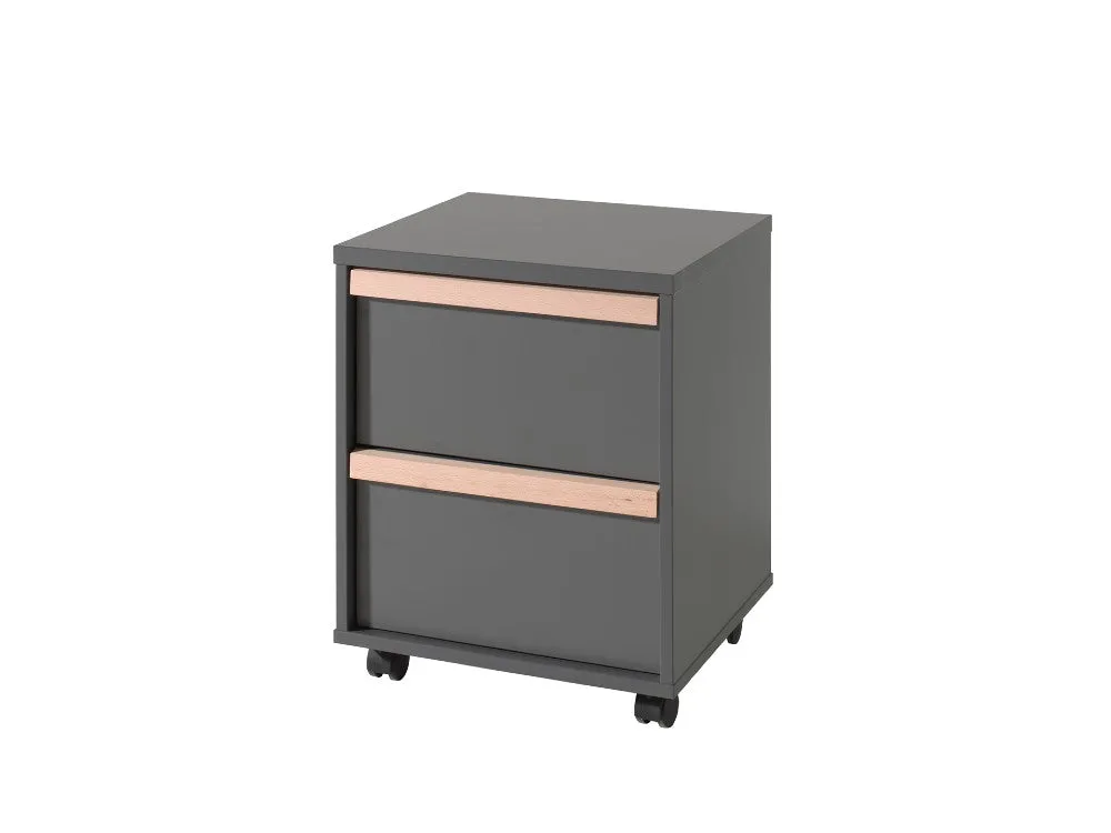 Vipack - London Desk Drawers - Grey