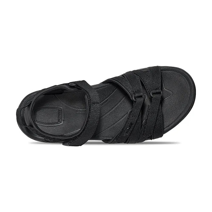 Womens Teva Tirra in Black/Black