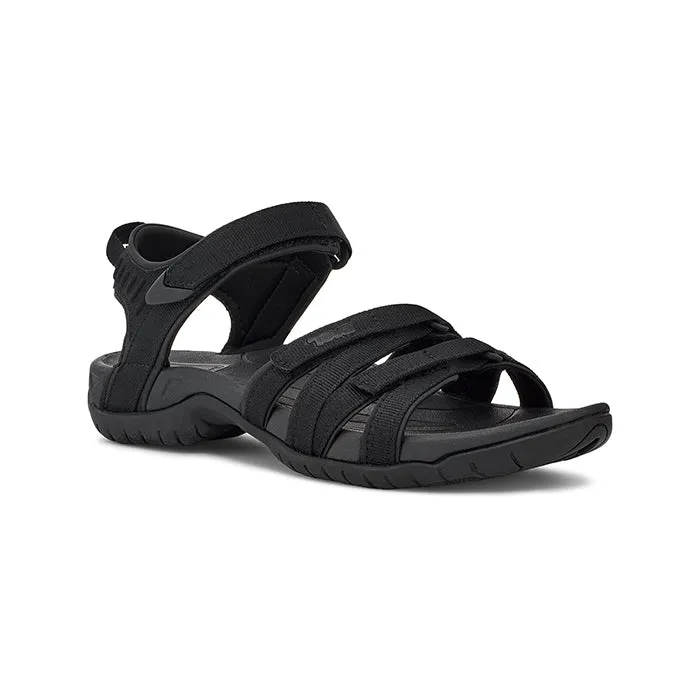 Womens Teva Tirra in Black/Black