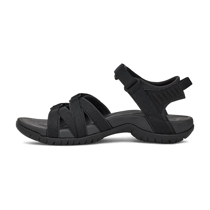 Womens Teva Tirra in Black/Black