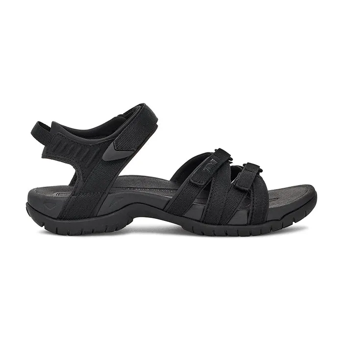 Womens Teva Tirra in Black/Black