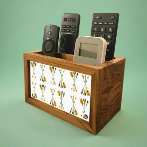 Wooden Designer Remote Control Holder - Arrow Points