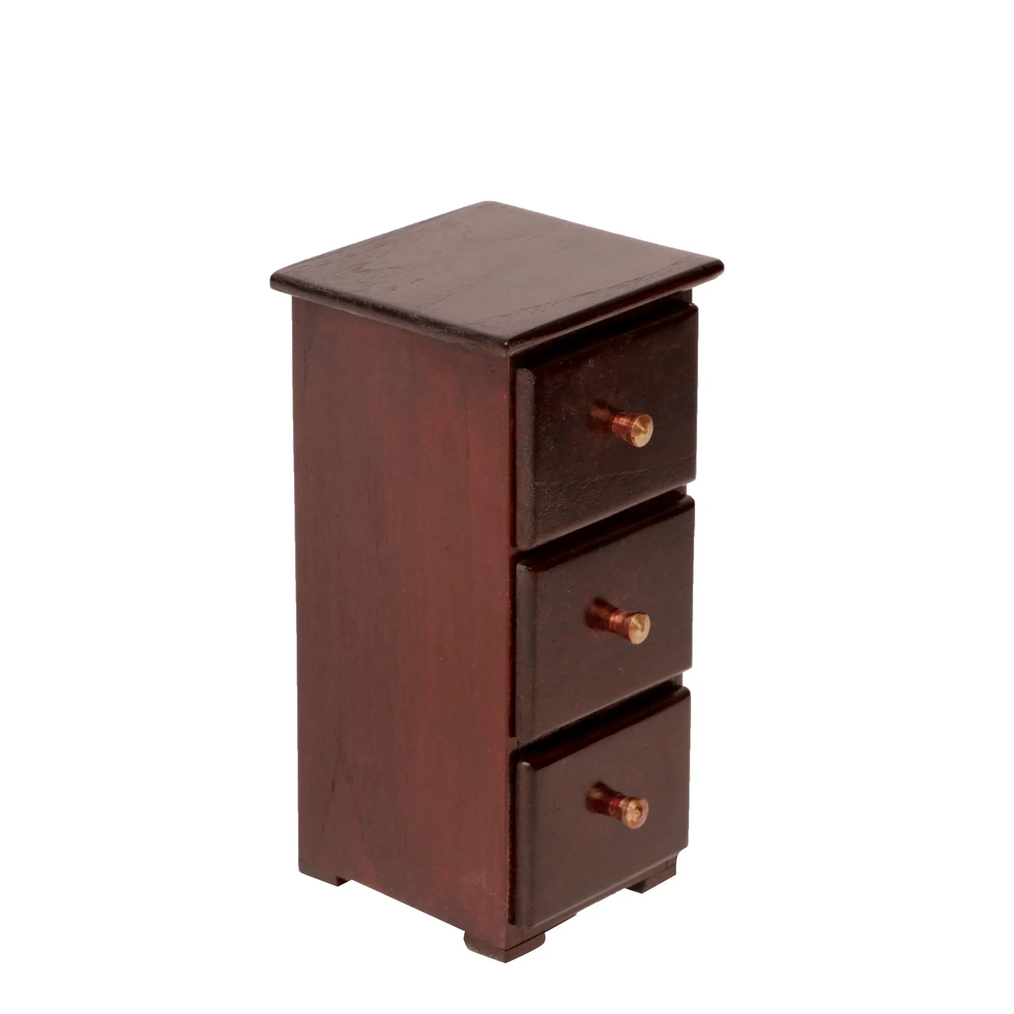 Wooden Miniature Outer Space 3 Drawer Chest Tower (The product is used as Desk organiser) (Mahogany Touch)