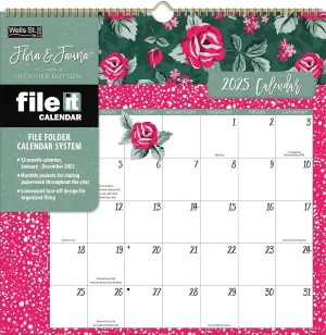 WSBL Flora & Fauna 2025 File-It Calendar