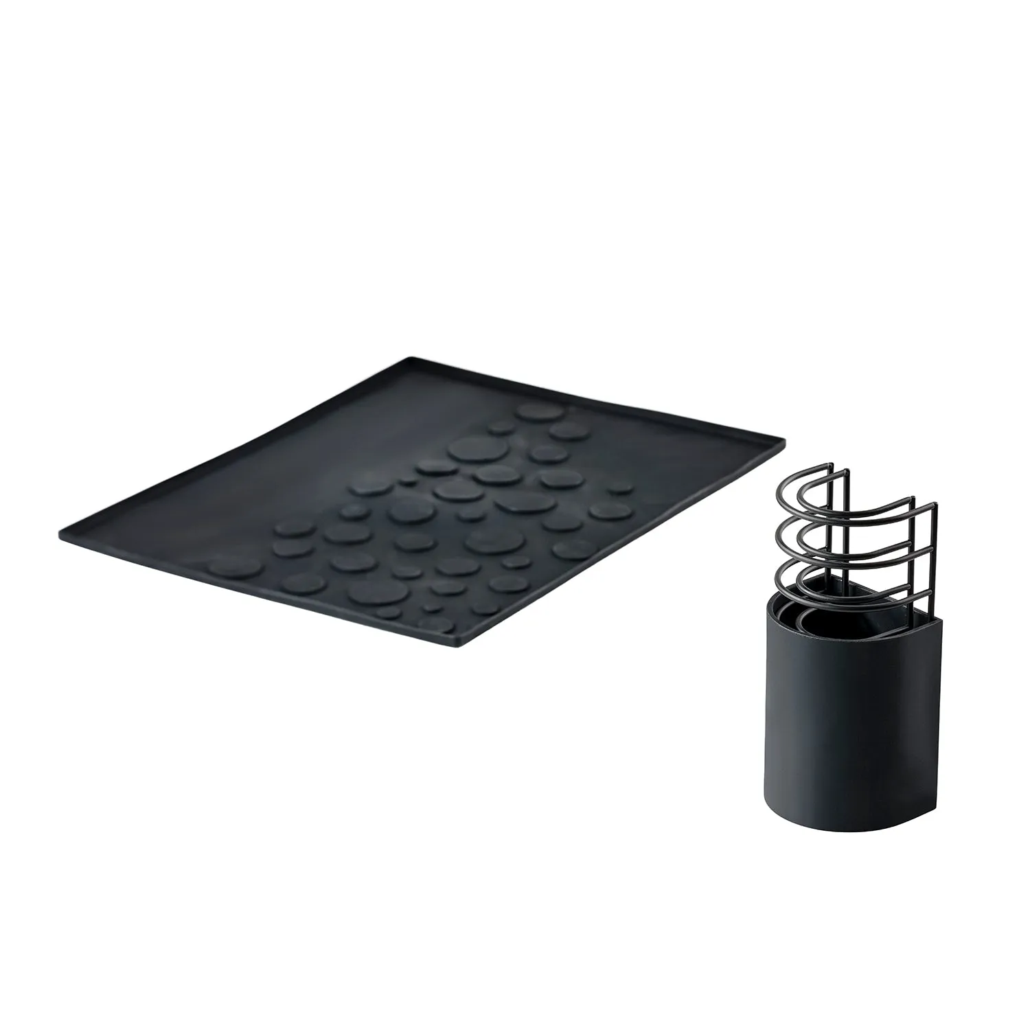 zone denmark | diish dish draining set | black